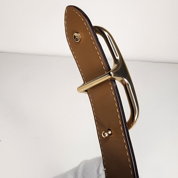 Coach Morgan Rectangle Buckle Belt - Picture 12 of 14